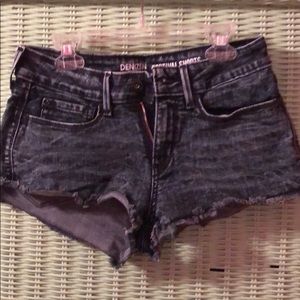 Denim shorts